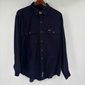 Orvis Black Casual Button Down Shirt